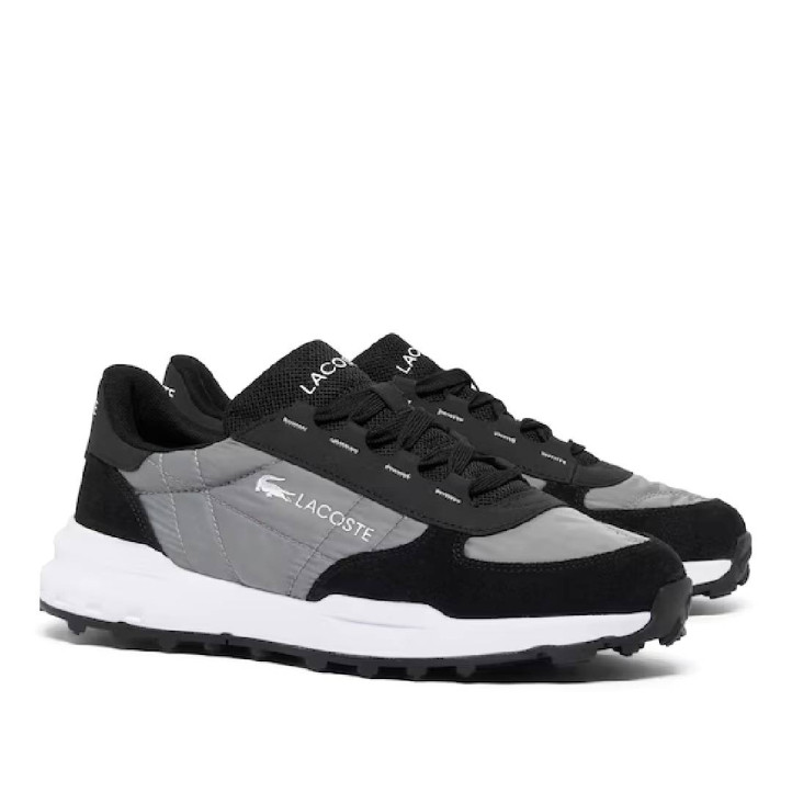 Zapatillas deportivas Lacoste elite active evo negras y blancas - Querol online