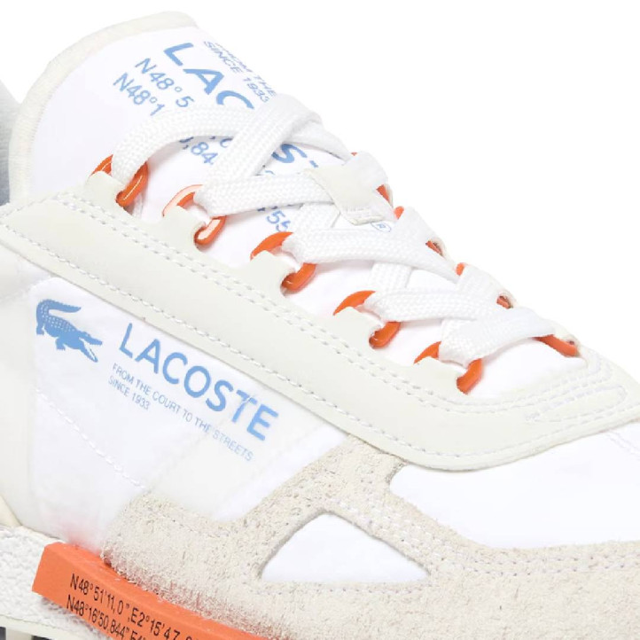 Sabatilles esportives Lacoste elite active white amb light blue - Querol online