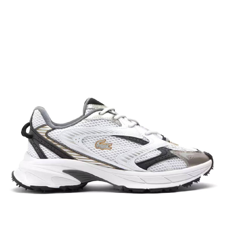Zapatillas deportivas Lacoste neo shot white con silver - Querol online