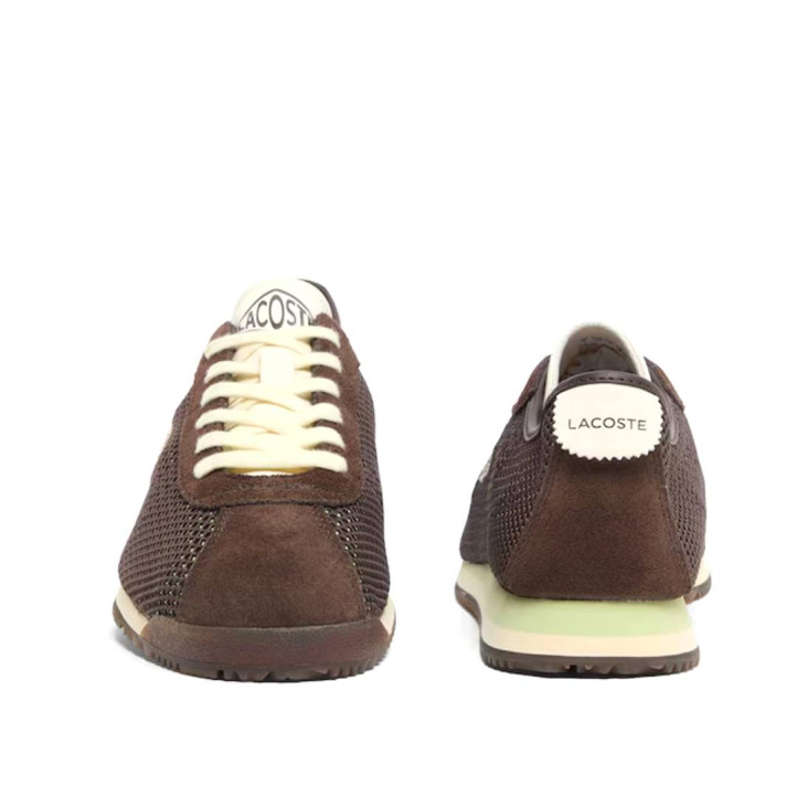 Zapatillas urban Lacoste club-low dark brown con dark gum - Querol online