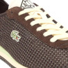 Sabatilles urban Lacoste club-low dark brown amb dark gum
