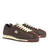 Sabatilles urban Lacoste club-low dark brown amb dark gum