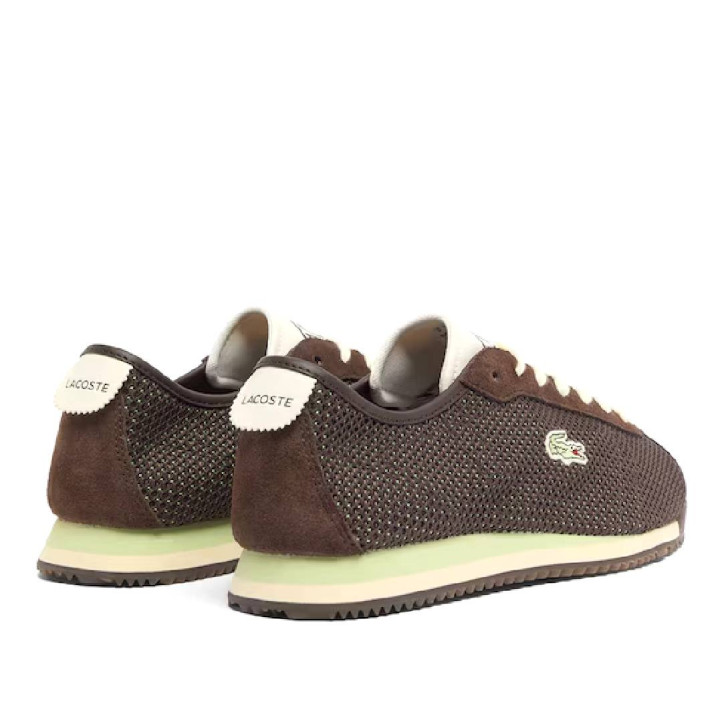 Sabatilles urban Lacoste club-low dark brown amb dark gum - Querol online