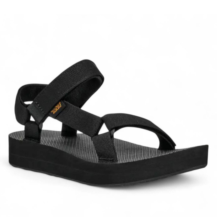 Sandalias plataformas Teva midform universal black mujer - Querol online