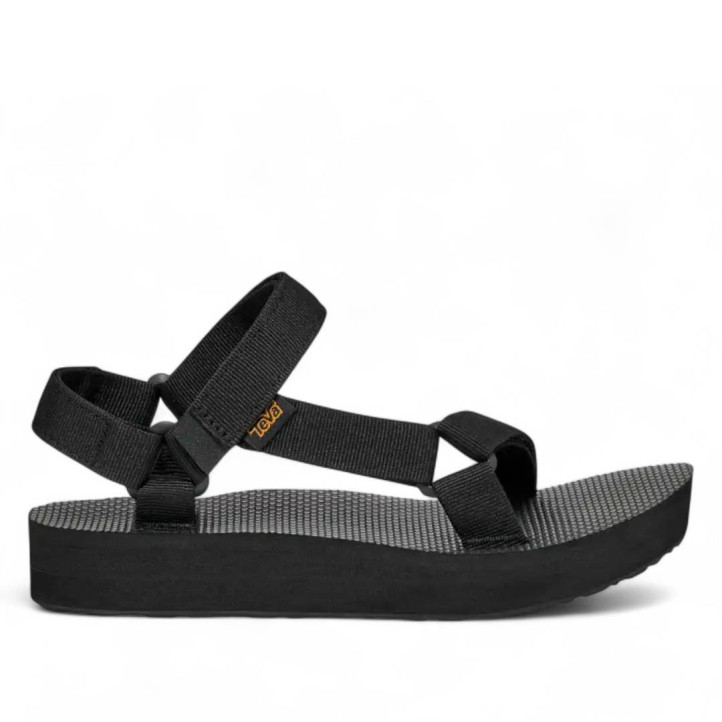 Sandalias plataformas Teva midform universal black mujer - Querol online