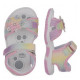 sandalias Chicco fecola multicolor con glitter y flores - Querol online