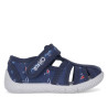 sandàlies Chicco templar blaus amb dibuixos de vaixells