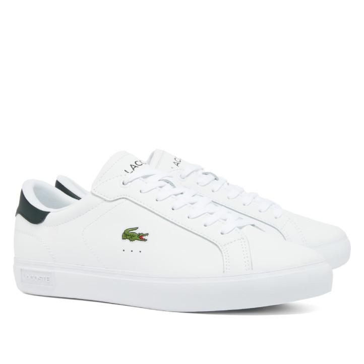 Zapatillas deportivas Lacoste powercourt white con dark green - Querol online