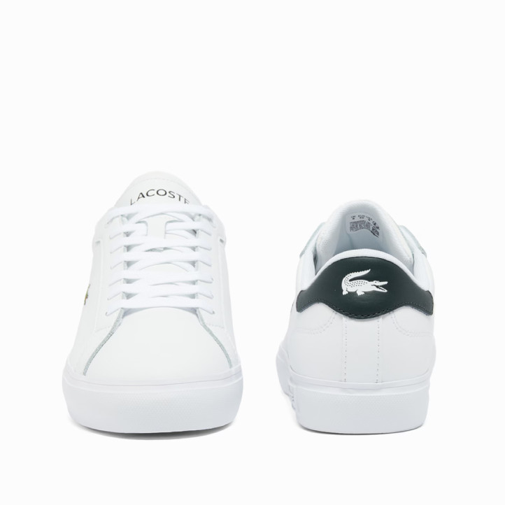 Zapatillas deportivas Lacoste powercourt white con dark green - Querol online