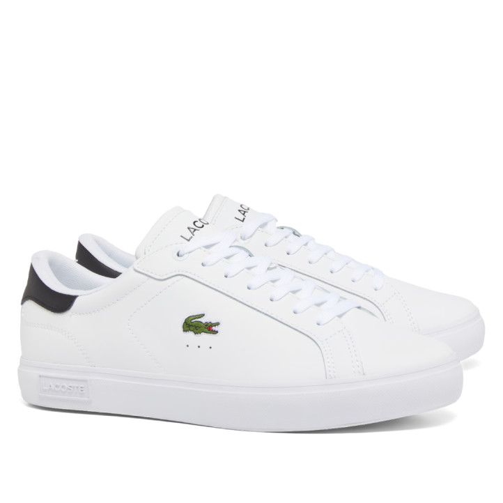 Zapatillas urban Lacoste powercourt white con dark green mujer - Querol online