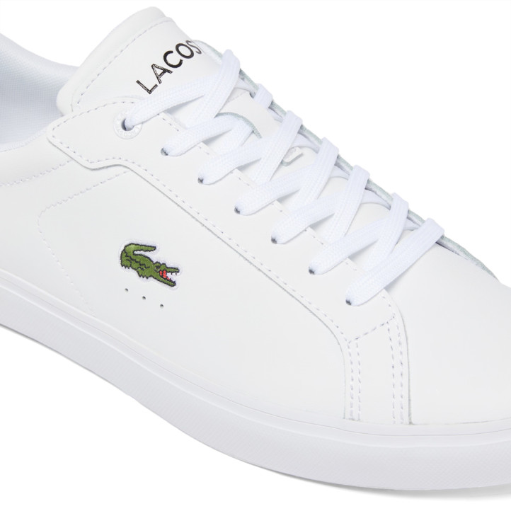 Zapatillas urban Lacoste powercourt white con dark green mujer - Querol online