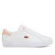 Zapatillas urban Lacoste powercourt white con light pink woman - Querol online