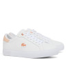 Sabatilles urban Lacoste powercourt white amb light pink woman