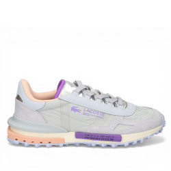 Zapatillas urban Lacoste elite active grey con purple - Querol online