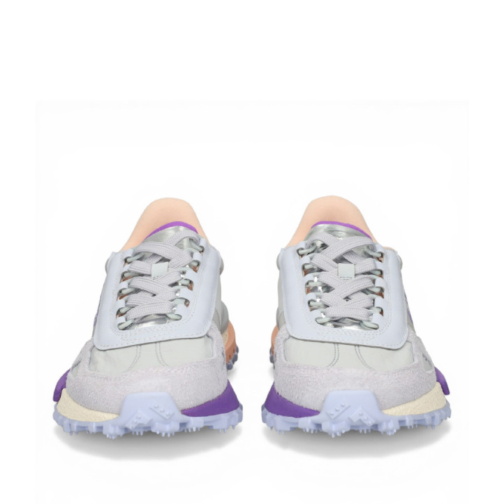 Zapatillas urban Lacoste elite active grey con purple - Querol online