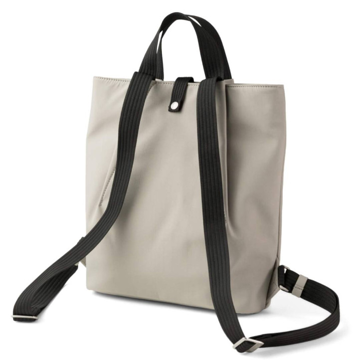 Motxilla Slang Barcelona pedra amb tires negres - Querol online