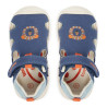 sandalias Biomecanics 262185 azules con dibujo de un león de lona