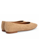 Bailarinas Alpe paris beige de ante con tachuelas - Querol online