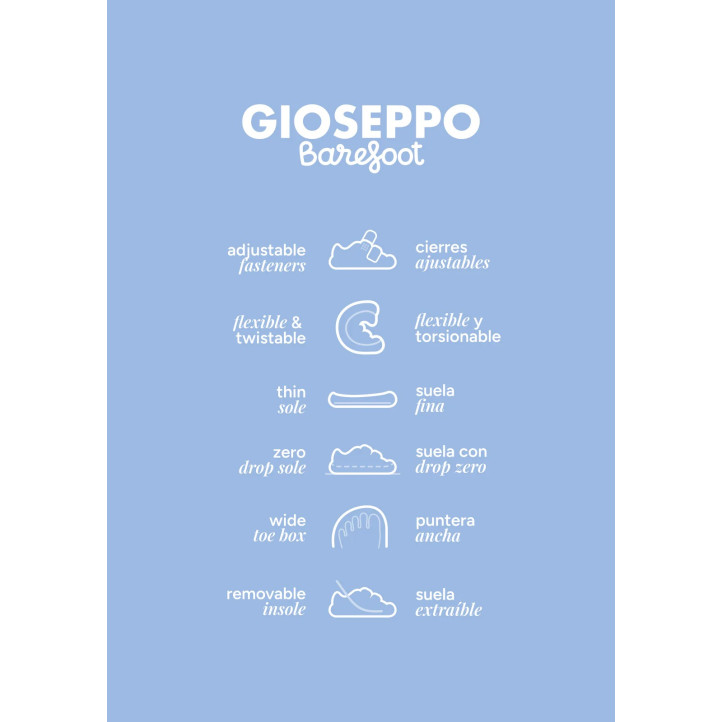 Zapatillas deporte Gioseppo rosas de rejilla colebrook barefoot - Querol online