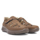 Sandàlies Luisetti marrons de pell estil sandalia de riu tancament amb velcro - Querol online