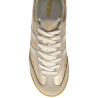 Zapatillas urban Gola firefly metallic silver con off white mujer