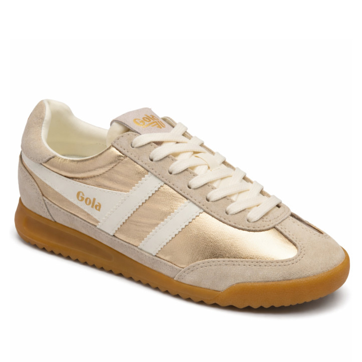 Sabatilles urban Gola firefly metallic silver amb off white dona - Querol online