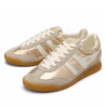 Zapatillas urban Gola firefly metallic silver con off white mujer