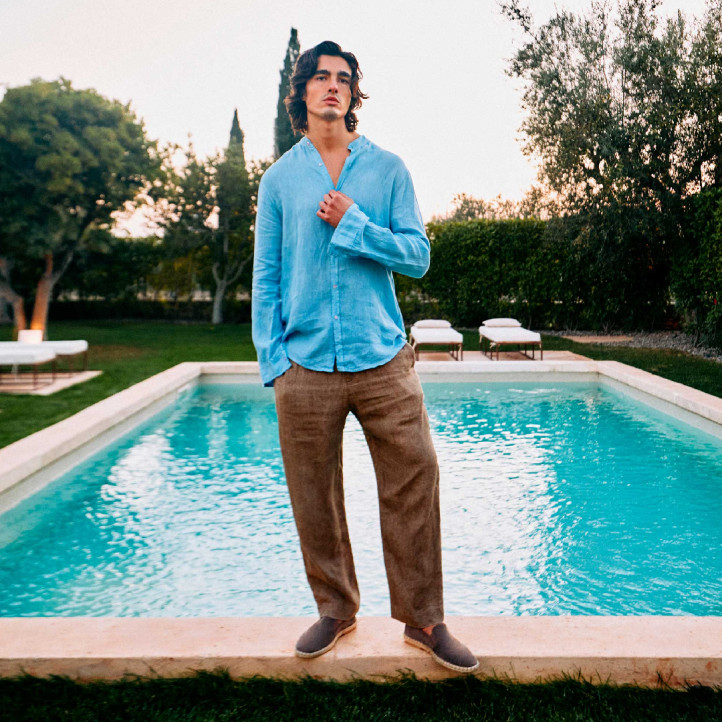 Alpargatas VERBENAS tom hole taupe micro - Querol online