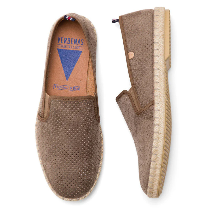 Alpargatas VERBENAS tom hole taupe micro - Querol online