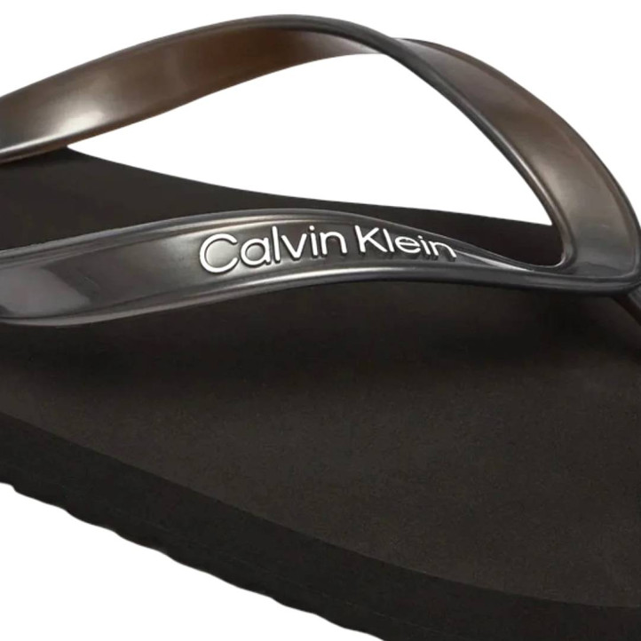 Chanclas Calvin Klein triple black de dedo - Querol online