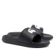 Chanclas Lacoste serve negras de pala - Querol online