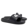 Chanclas Lacoste serve negras de pala
