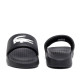 Chanclas Lacoste serve negras de pala - Querol online