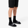 Chanclas Lacoste serve negras de pala