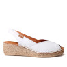 Espardenyes falca TONI PONS bernia-p blanques peep toe