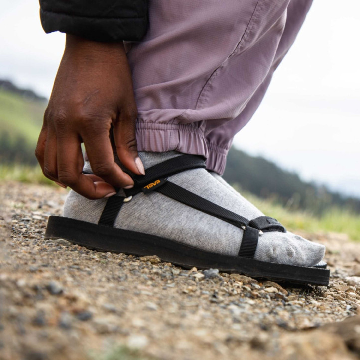 Sandalias planas Teva original universal slim black - Querol online