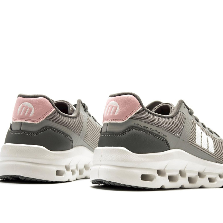 Zapatillas deportivas Mustang game gris tejido técnico - Querol online