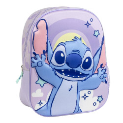 Motxilla Cerda stitch 3d lila i blava - Querol online