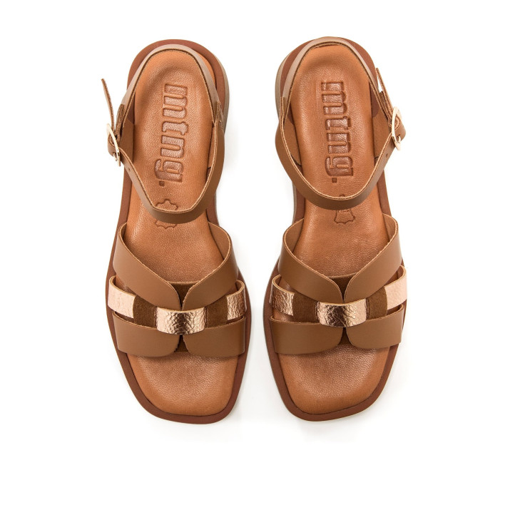 SANDALIAS DE MUJER MUSTANG COLETTE MARRON 56402 62716 - Querol online