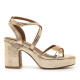 SANDALIAS DE MUJER MUSTANG BRITT ORO 56649 62206 - Querol online