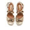 SANDALIAS DE MUJER MUSTANG BRITT ORO 56649 62206