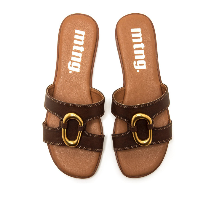 SANDALIAS DE MUJER MUSTANG ALYSA MARRON 55635 62674 - Querol online