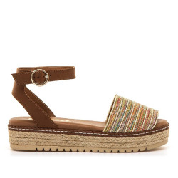 SANDALIAS DE MUJER MUSTANG AMELIE BEIGE 59617 62792 - Querol online