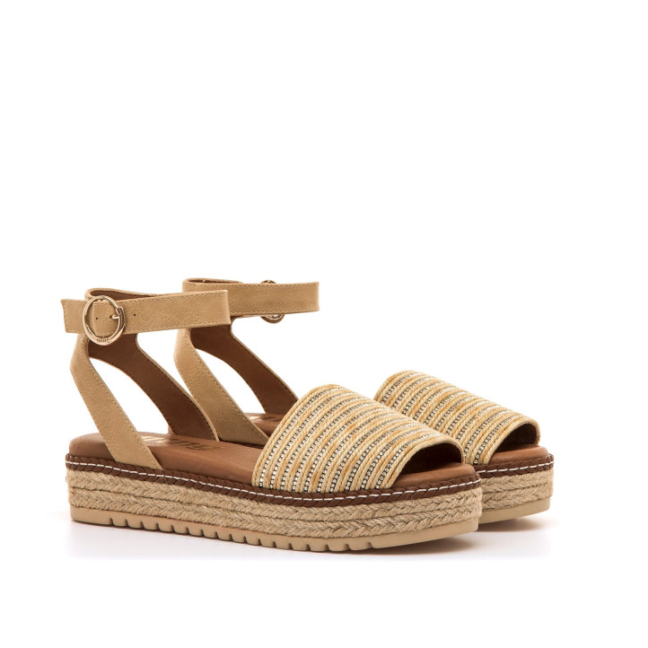SANDALIAS DE MUJER MUSTANG AMELIE BEIGE 59617 62791 - Querol online