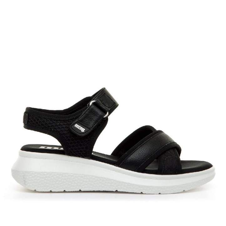 SANDALIAS DE MUJER MUSTANG COTTON NEGRO 60933 62766 - Querol online