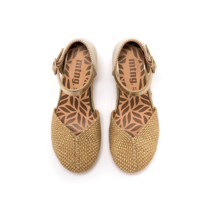 SANDALIAS DE NIñO MTNG KIDS PADME ORO 40037 62579 - Querol online