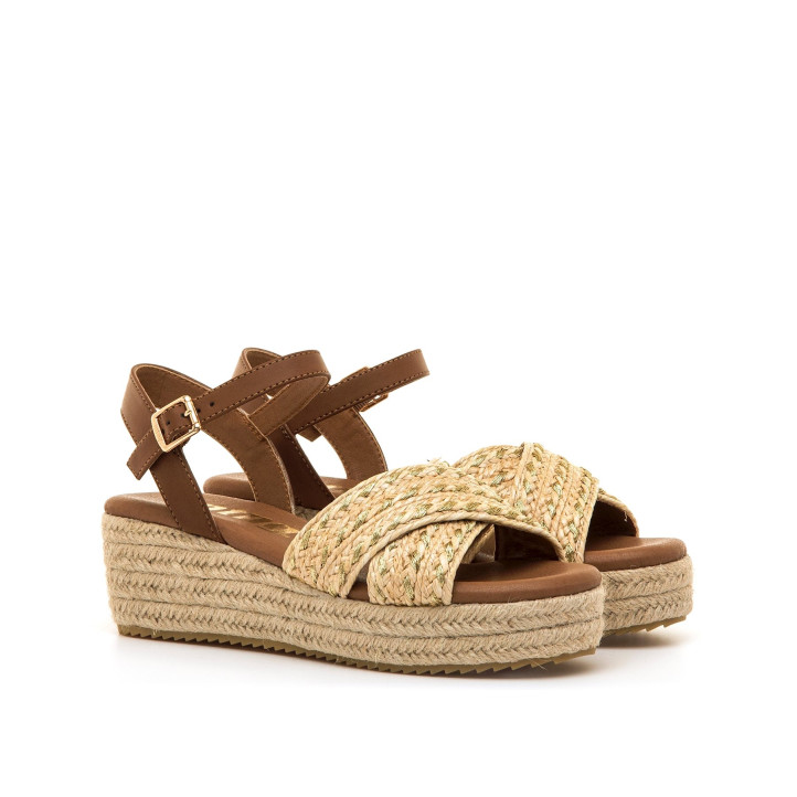 SANDALIAS DE MUJER MUSTANG LITA BEIGE 59553 62743 - Querol online