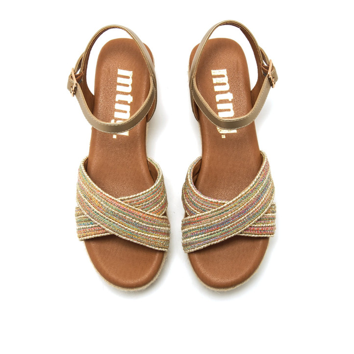 SANDALIAS DE MUJER MUSTANG LITA BEIGE 59553 62744 - Querol online
