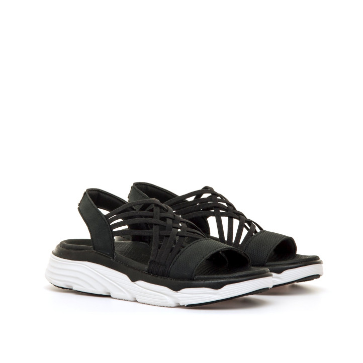 SANDALIAS DE MUJER MUSTANG TSUNAMI NEGRO 60002 62755 - Querol online