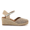 SANDALIAS DE MUJER MUSTANG MADA PLATA 56601 62737